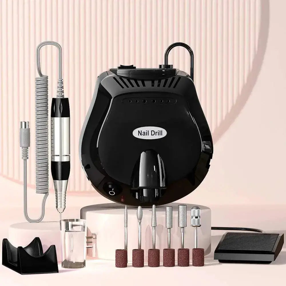 35000RPM electric nail drill set with accessories and CE certification for professional manicures