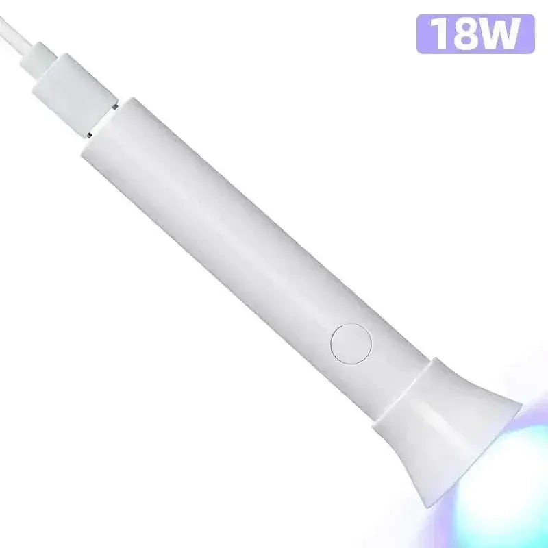 18W Mini USB Nail Dryer Lamp - Compact LED Gel Curing Tool for Quick Manicures