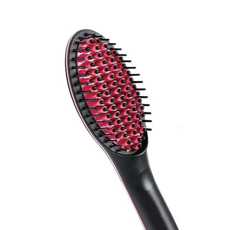 Professional Hair Straightening Brush with advanced bristle technology for sleek, shiny, and frizz-free hair styling.