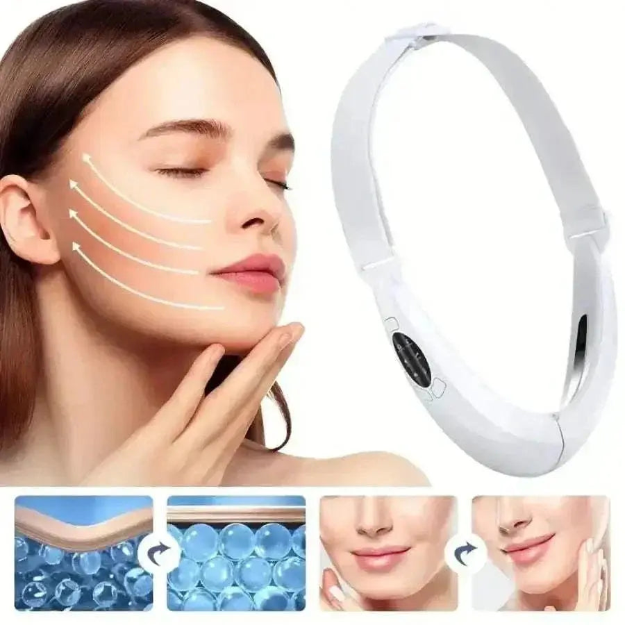 V-Line Face Lifting Device for jawline contouring and skin tightening with adjustable modes and LED display