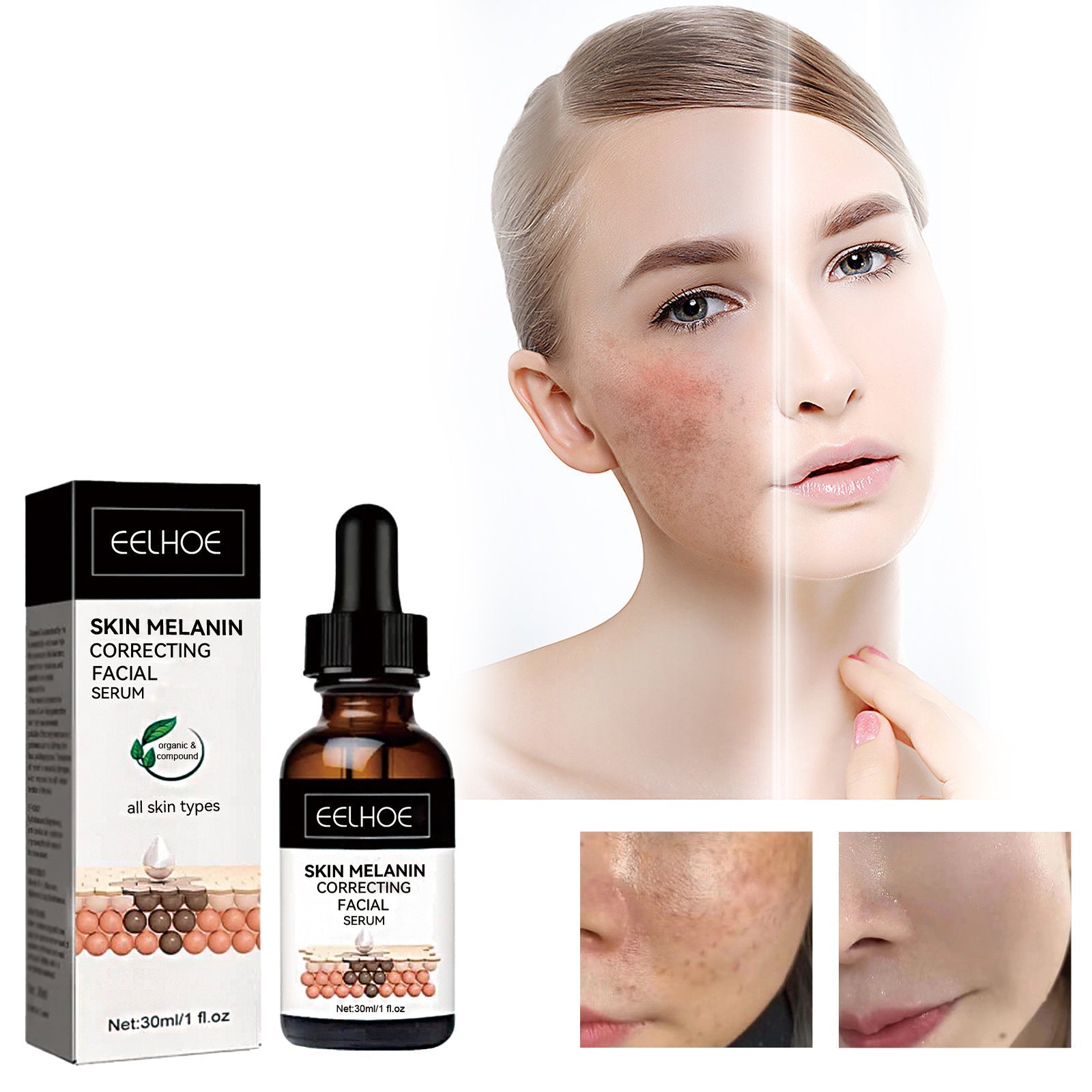 Facial Melanin Repair Essence – Hydrating & Brightening Skincare Dropshipman