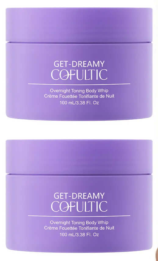 Cofultic night sleep tightening cream, 100ml, purple jar for firming and rejuvenating skin