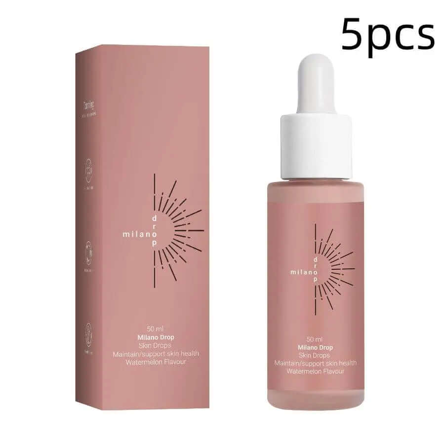 self tanning face serum in 50ml bottle with box, suitable for all skin types, body care kit, mi Lian color box version