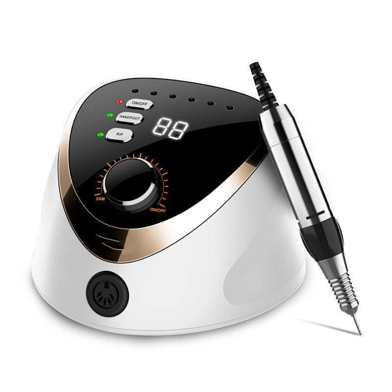 high speed nail removal device with control settings and handheld grinding tool for salon-quality nail care