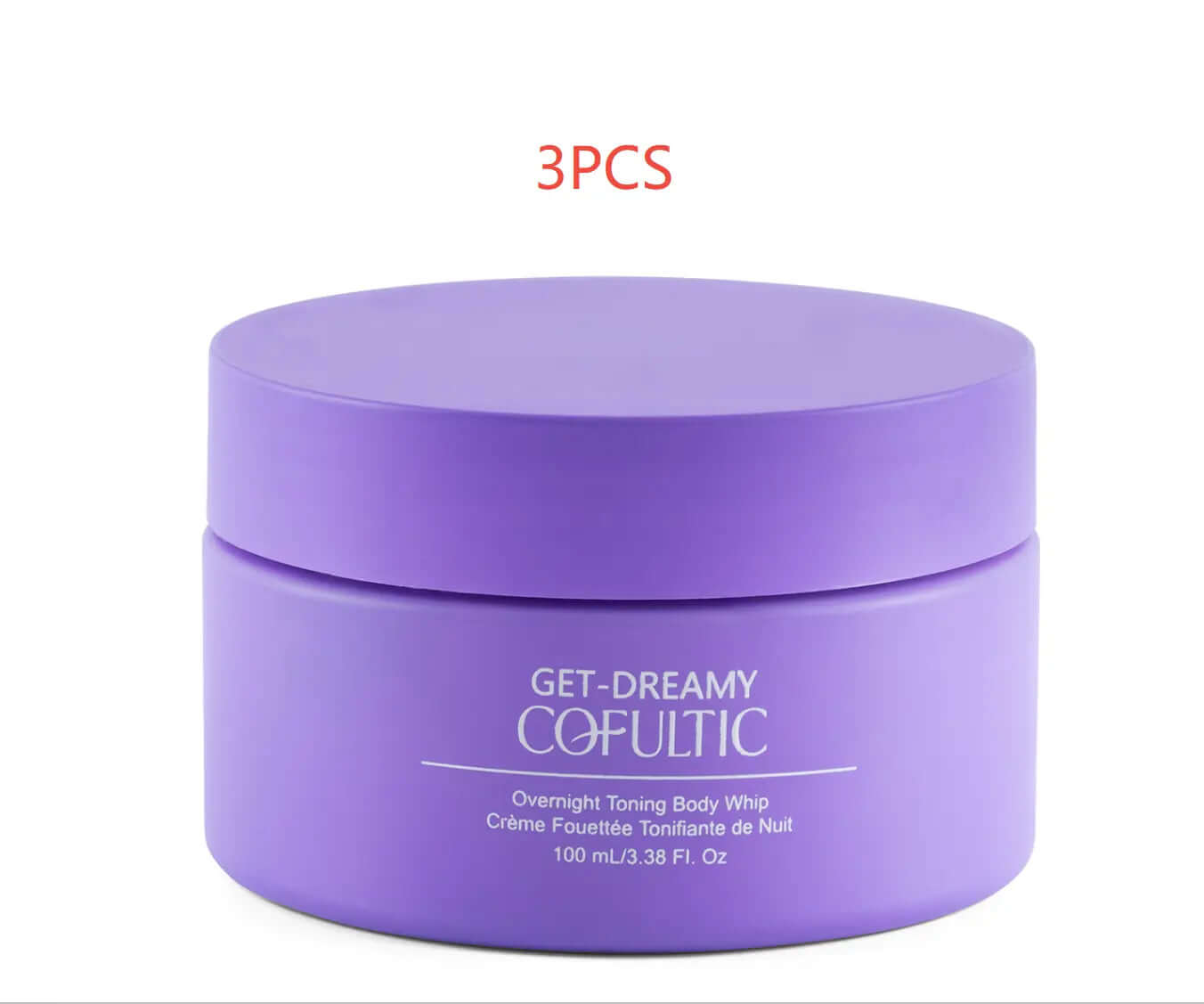 Cofultic night sleep tightening cream jar with 100ml capacity for firm, hydrated skin.