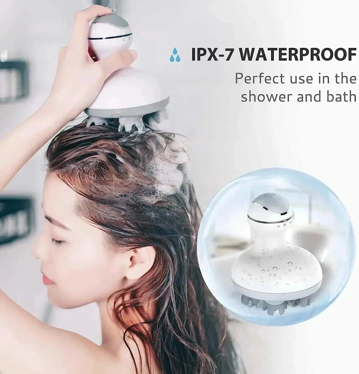 Cordless Electric Scalp Massager - Capreae