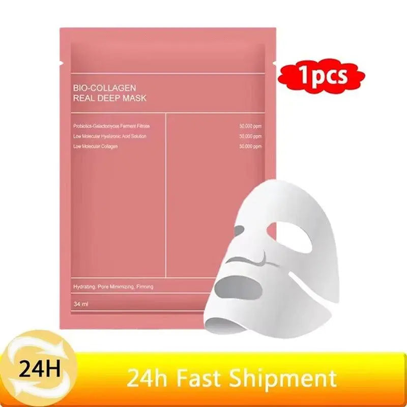 collagen lifting face mask collagen lifting face mask packaging with fast shipment indication